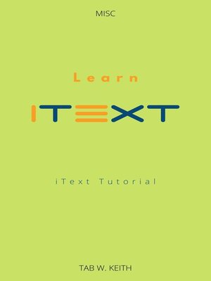 cover image of Learn iText